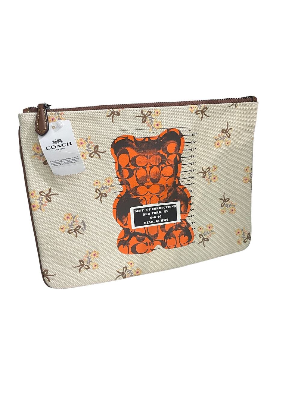 Coach Vandal Gummy Bear Pouch New